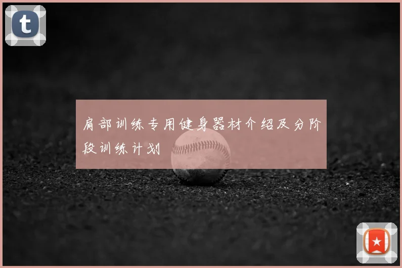 肩部训练专用健身器材介绍及分阶段训练计划